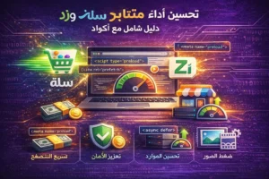 تحسين أداء متاجر سلة وزد: دليل شامل مع أكواد